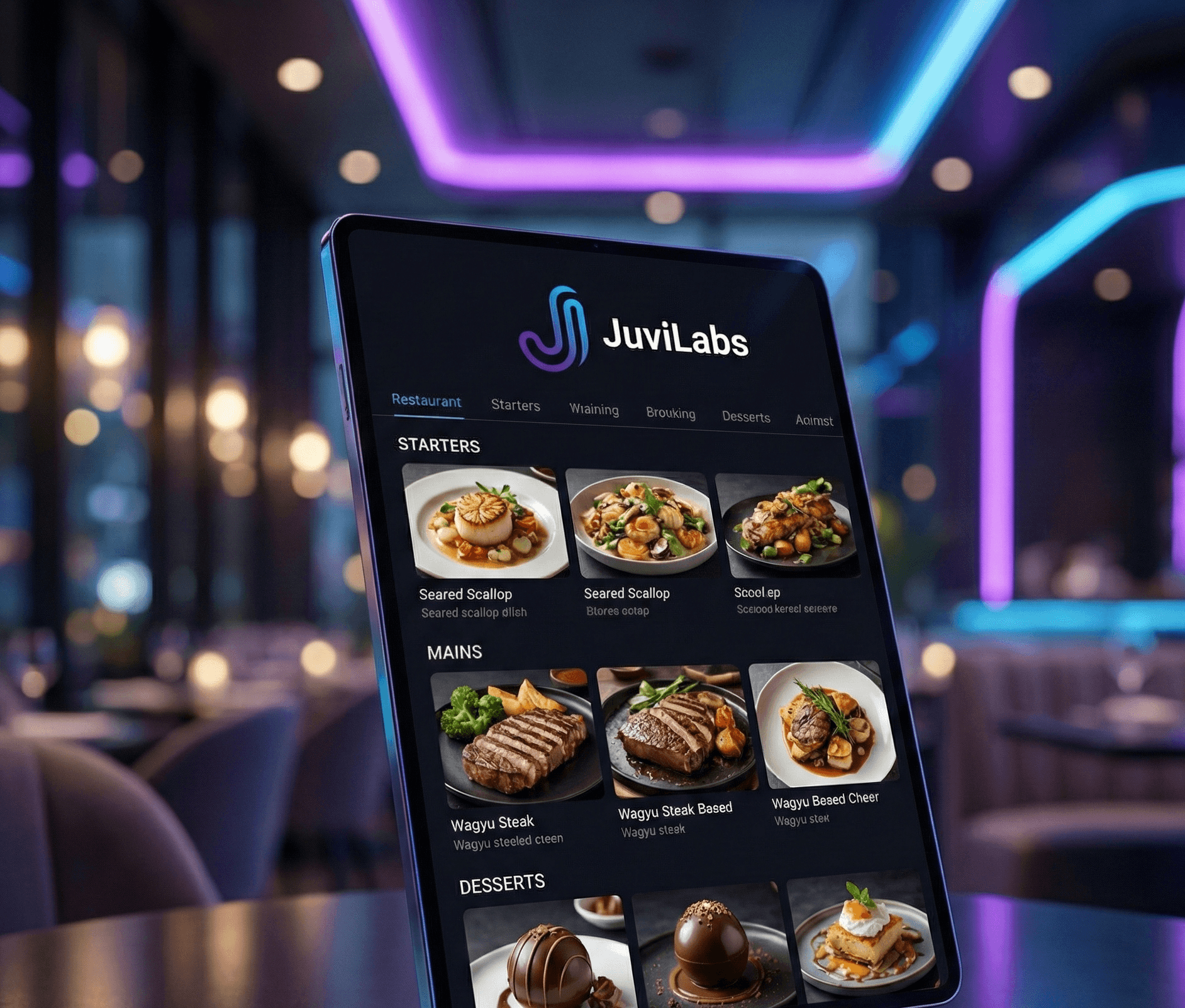 Digital Menu Technology